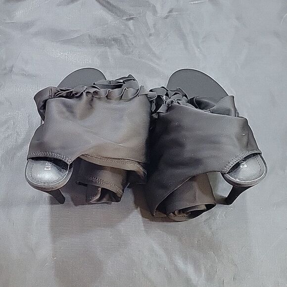 BRAND NEW CAPE ROBBIN KNOTTED HIGH HEEL THIGH HIGH OPEN TOE SANDAL - Picture 10 of 16